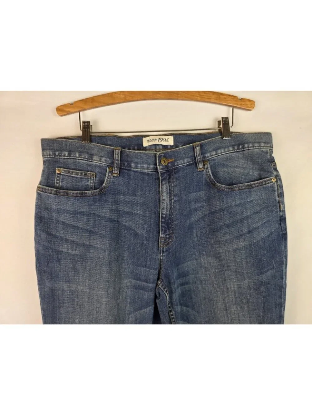 Jos A Bank 1905 Men's Jeans Size 40 x 32 Blue Tailored Fit Denim Jean Pants